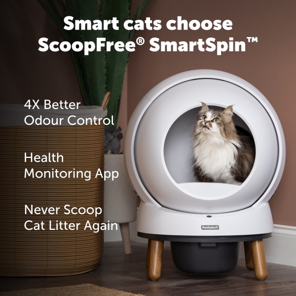 PetSafe ScoopFree™ SmartSpin Self-Cleaning Litter Box