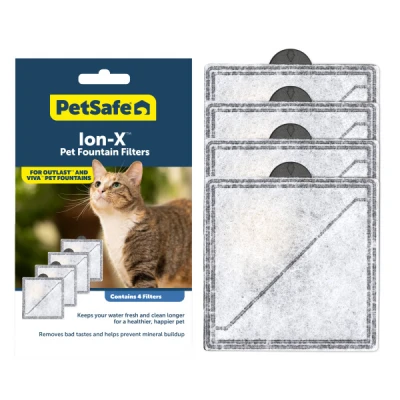 PetSafe Viva és PetSafe Outlast ivókútakhoz -ÖNITATÓHOZ Cserélhető Ion-X™ Faszén szűrő /4db /